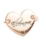 Anello Personalizzato Argento Cuore Incisione