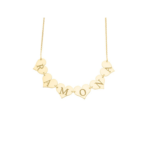 Collana nome inciso su Cuori piccoli in Argento 925