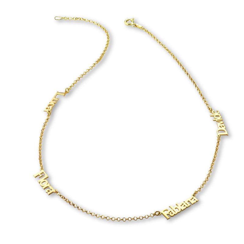 collana personalizzata con nomi