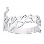 anello personalizzabile in argento