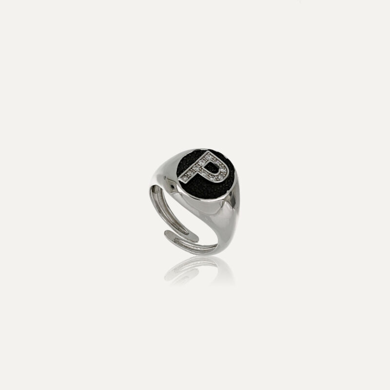 Chevalier con iniziale in argento 925