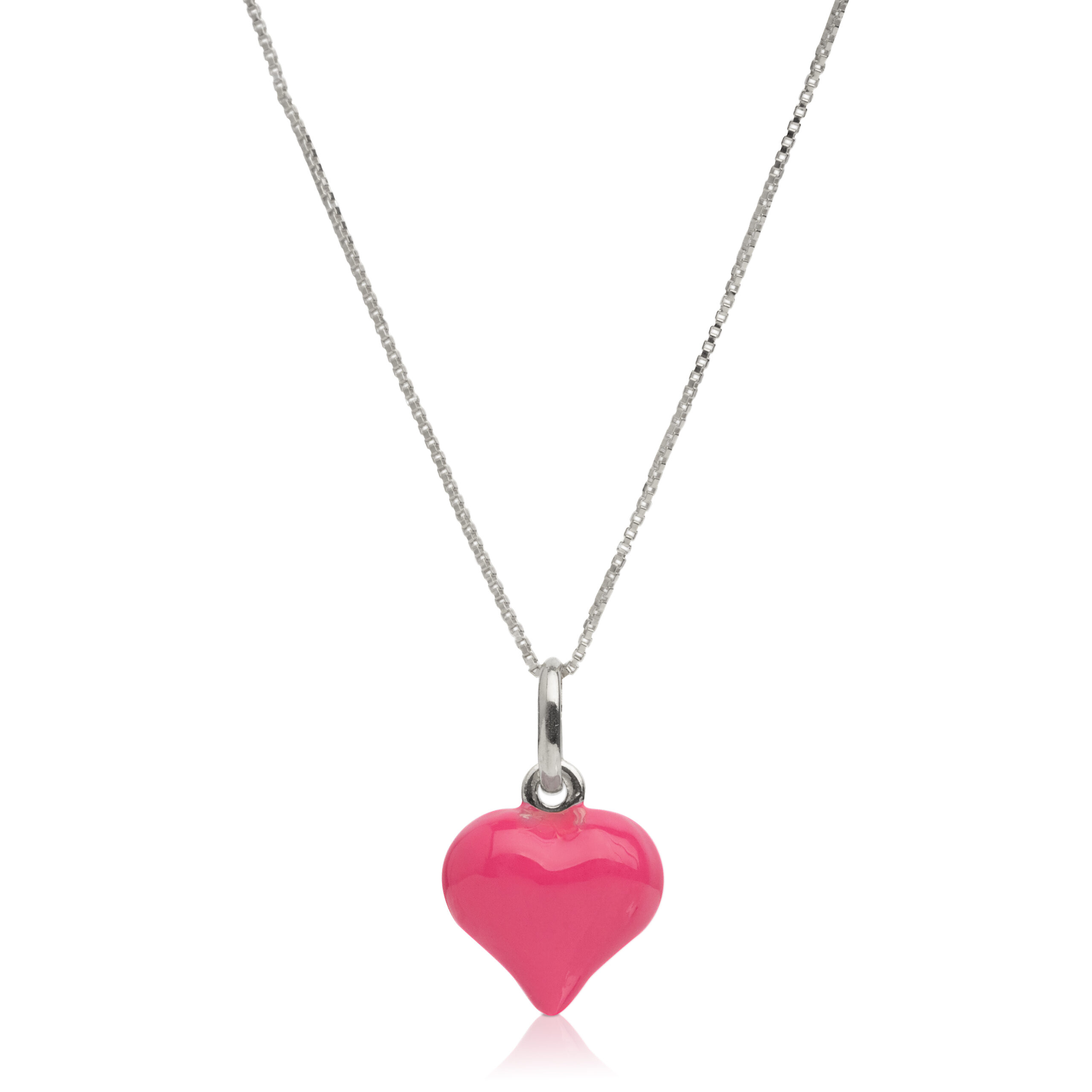 Collana in argento 925 con cuore