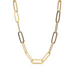Catena biscotto in argento 925