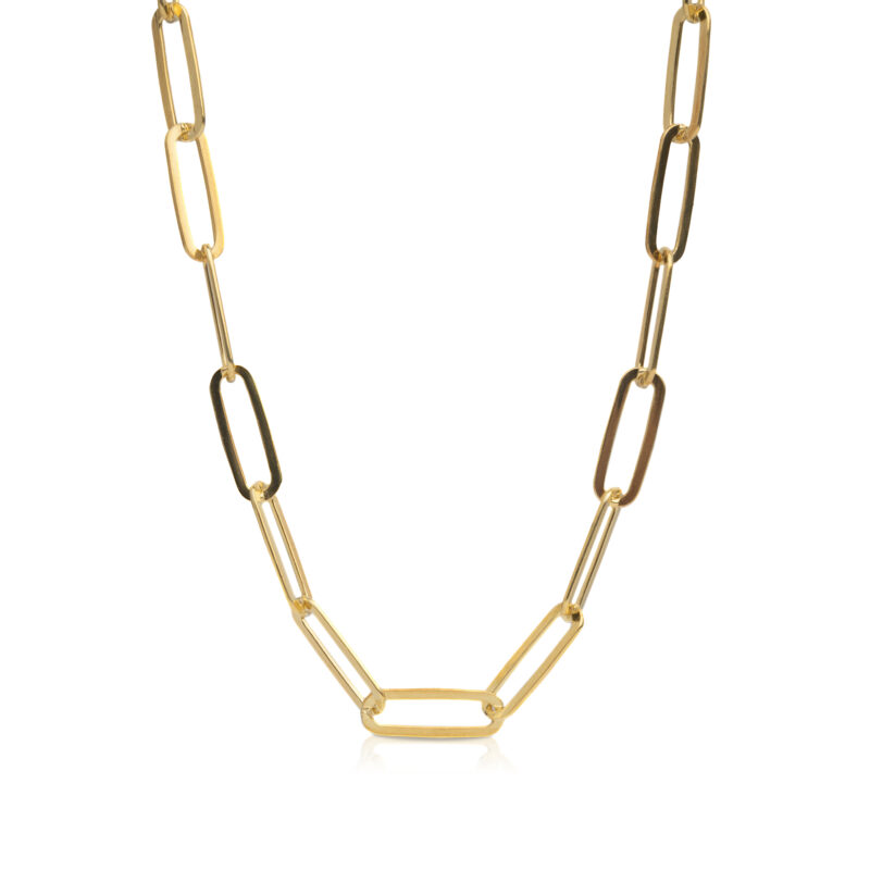 Catena biscotto in argento 925