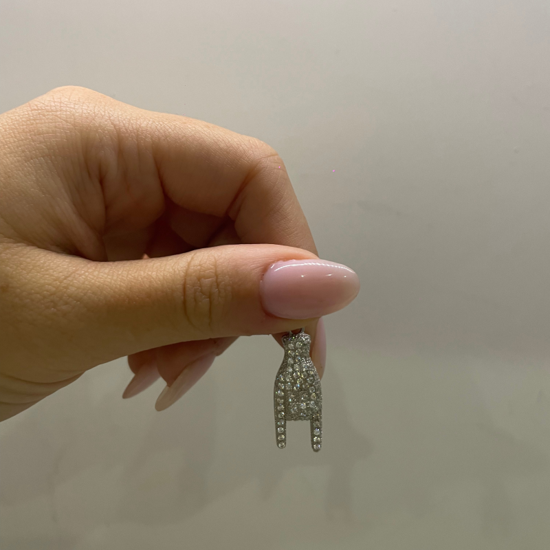 Collana corna portafortuna in argento925