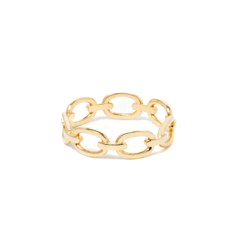 Anello catena in argento 925