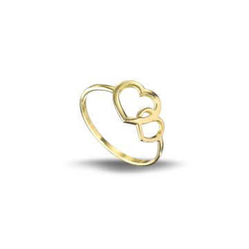 anello in oro18kt cuori
