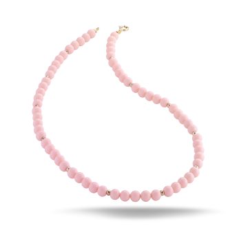 Collana perline colorate in argento 925