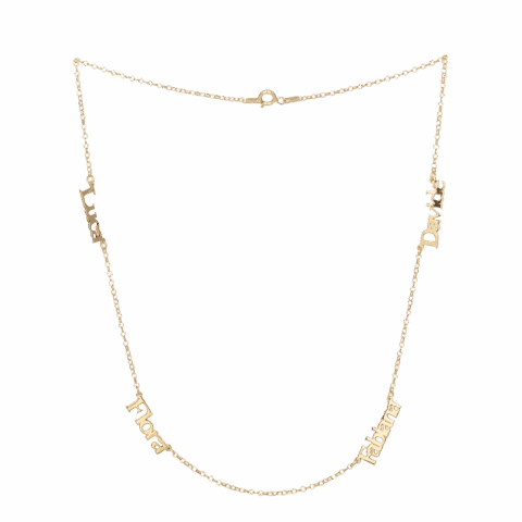 Collana personalizzata con nomi
