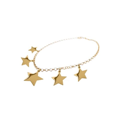 Cavigliera 5 Stelle pendenti
