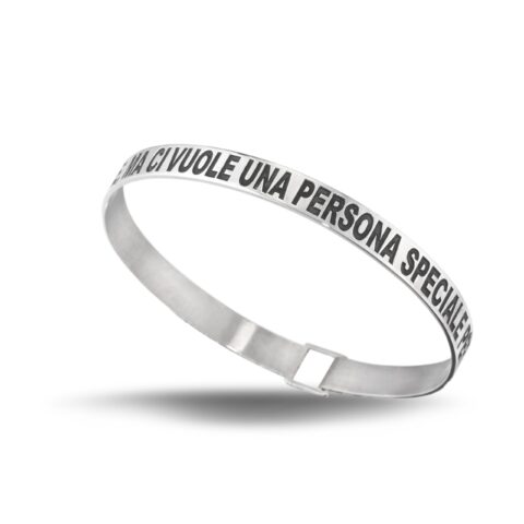 Bracciale personalizzato con dedica