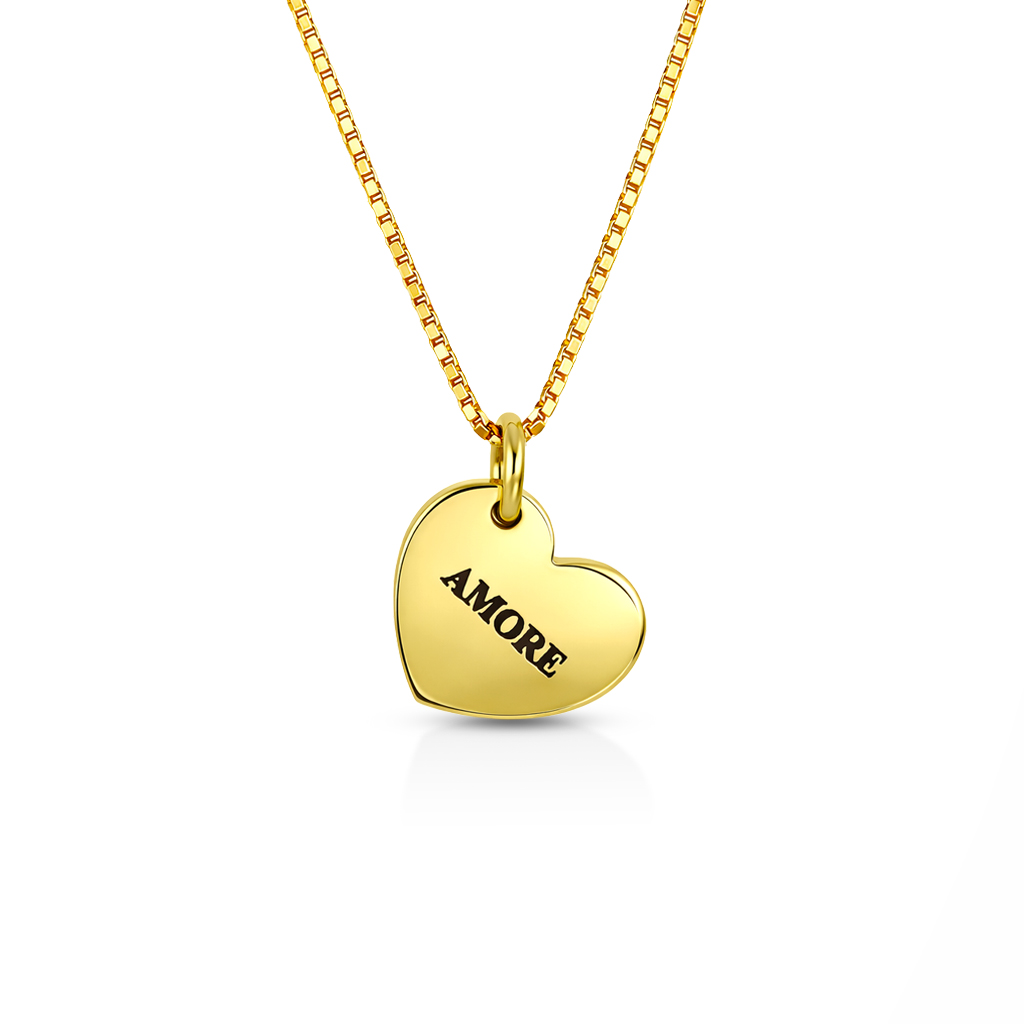 Only Faith Collana Personalizzata Con Nome In Acciaio Inossidabile - Regalo Con Messaggio Originale, Made In Spain